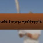 অস্ট্রেলিয়া-ইংল্যান্ড প্রতিদ্বন্দ্বিতা Quiz