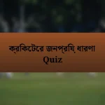 ক্রিকেটের জনপ্রিয় ধারণা Quiz