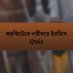 ক্রিকেটের নারীদের ইতিহাস Quiz